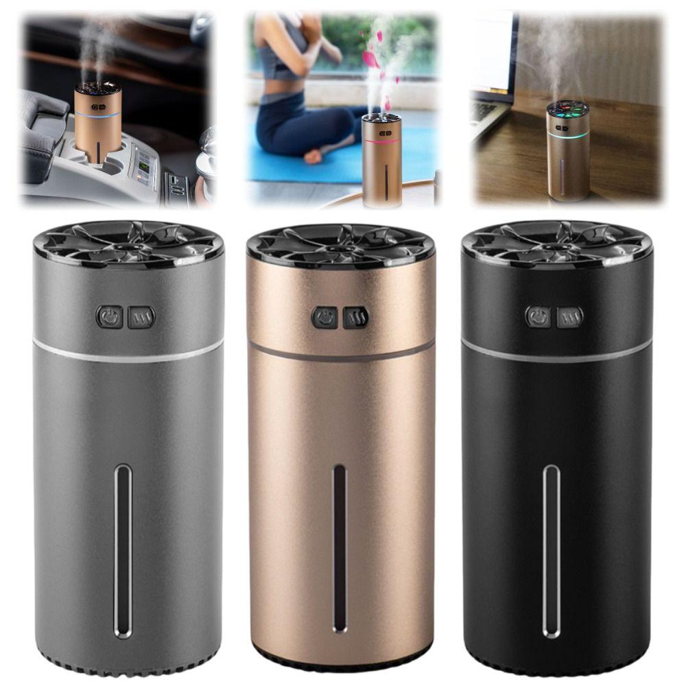 300ml Car Air Humidifier 2 Spray Mode LED Aroma Diffuser Mini Aromatherapy Machine Household