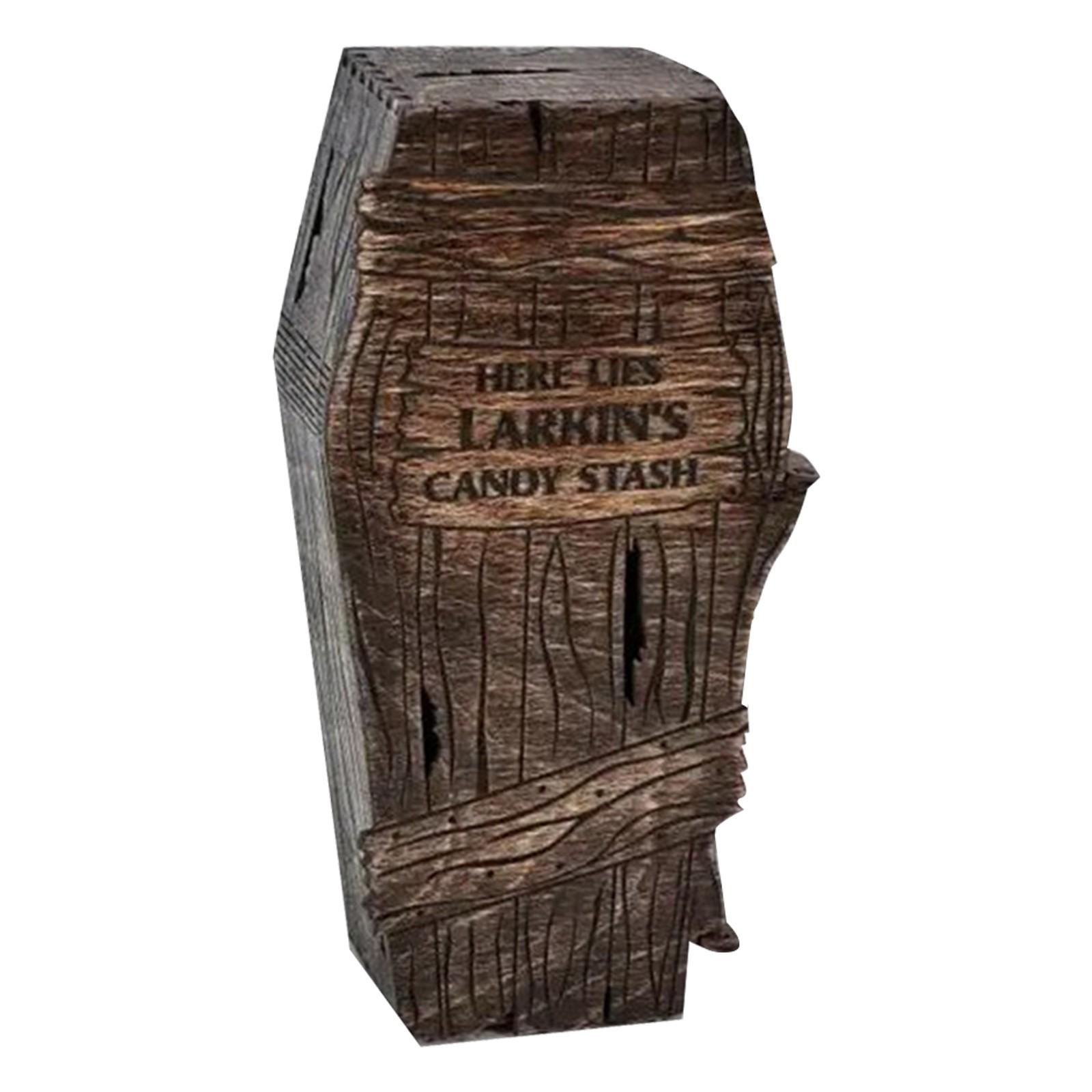 

Коробка для конфет на Хэллоуин, Подарочная коробка, Праздничная атмосфера, Украшение для вечеринки на Хэллоуин, Подарочная коробка в виде гроба One Size чёрный