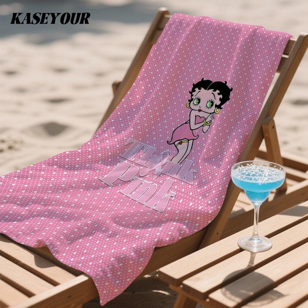 Cute B-betty B-boop Various Quick Drying Bath Towel Microfiber beach towel light weight swimming camping yoga beach out