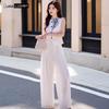LUDIan Women's Sleeveless Vest & Wide-Leg Pants Set