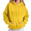 Women's Fashionable And Comfortable Long-Sleeved Solid Color Hoodie