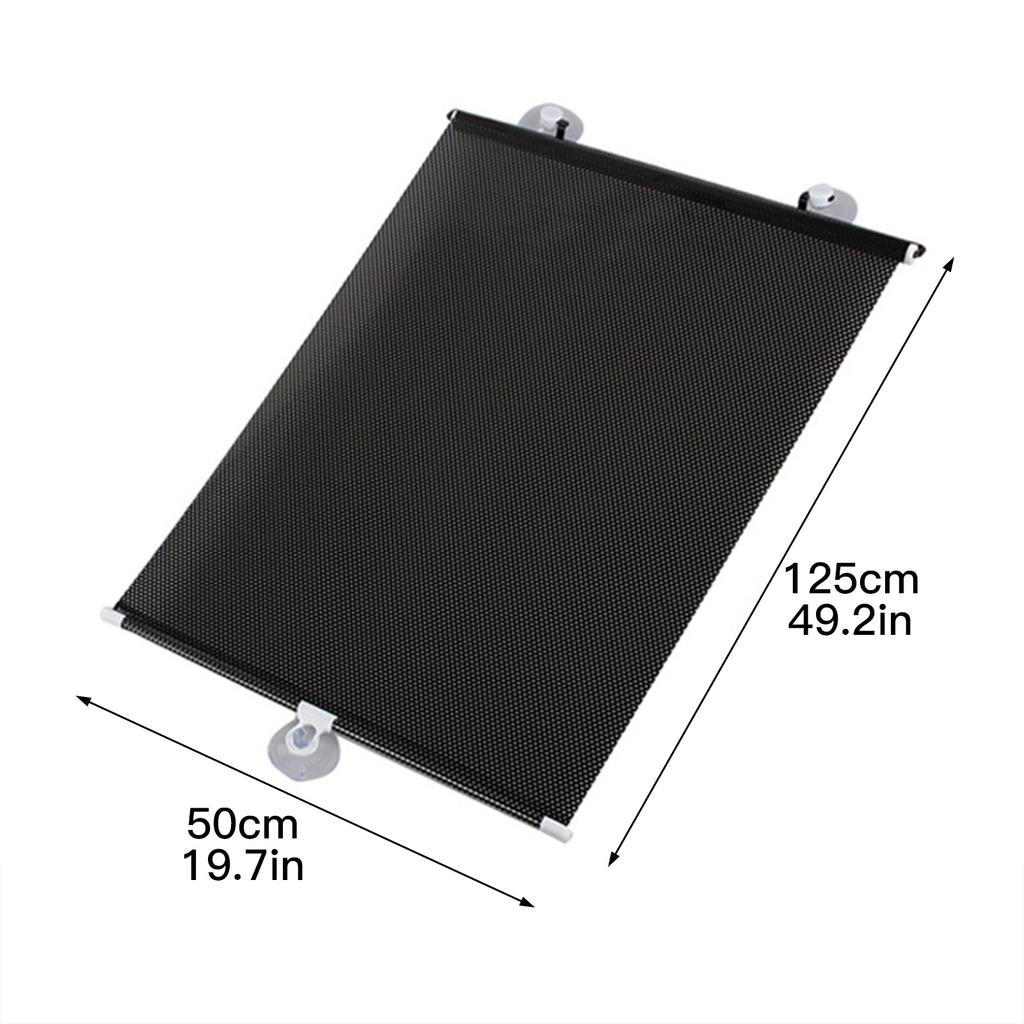Car Retractable PVC Windshield Sunshades Auto Front Rear Side Windows Sun Shade Anti-UV Interior Protection Sun Visor