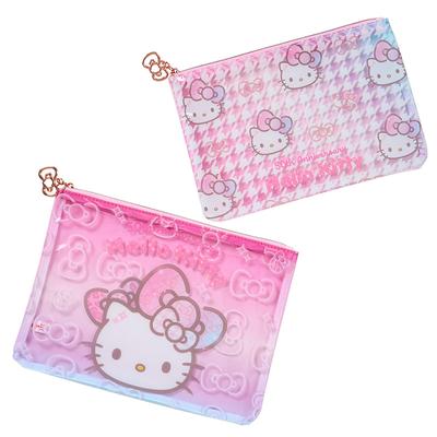 Flat Pouch Set of 2 Kitty 50th The Fashionable Ribbons Hello Kitty 343978 (Hello Birthday)