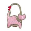 Two-heart Cat Bag Hook: Customizable Logo, Inner-Folding Table Edge Hook for Ladies