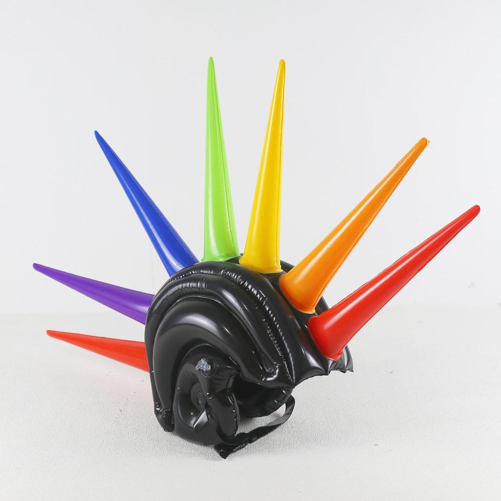 Inflatable Hat Blue Sword Party Decoration Props