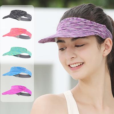 New Summer Sports Women Cycling Air Sun Hats Visor UV Protection Top Empty Solid Color Outdoor Men Golf Running Sunscreen Cap