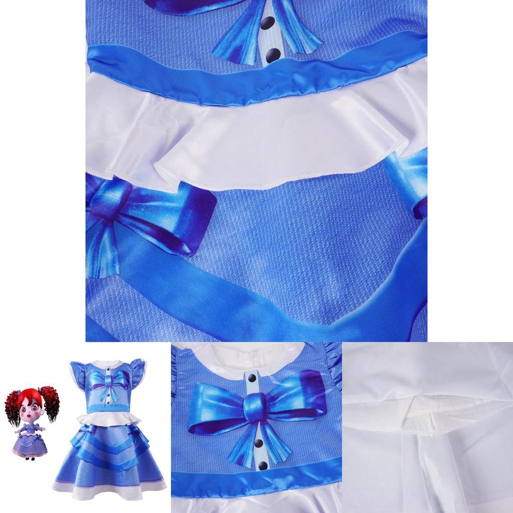 Uroczy body dla dzieci z postacią Poppy na Cosplay, Halloween i Imprezy Urodzinowe