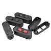 Double-Gang Dual-Control Rocker Switch with Light for Bedside and Desk Lamps