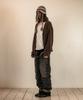 Thevinylhouse Grunge Cardigan Brown