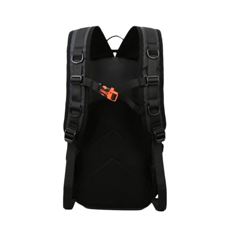 Fishing Backpack with Rod Holder Large Capacity Water Resistant Fishing Tackle Bag for Outdoor Fishing, Camping, Hiking