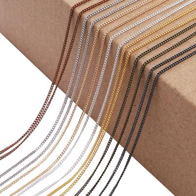 5 m/šarže 1,3 1,6 2,0 2,5 mm řetízky na náhrdelníky pro šperky nálezy Výroba materiálů Ruční výroba Potřeby Příslušenství DIY