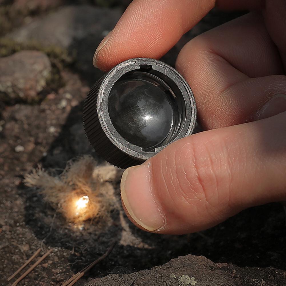 7 In 1 Survival Whistle Compass Thermometer Mirror Torch Magnifier Outdoor Tactical Camping Hiking Emergency Training Tools