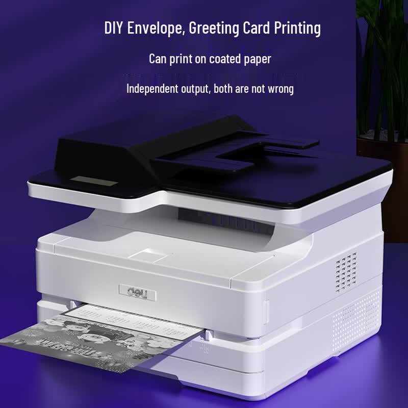 Deli M2500AD Multifunction Black & White Laser Printer CN Plug (adapter Included)