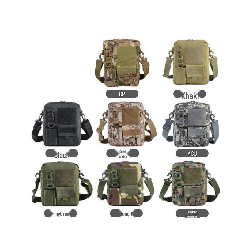 Men's Camouflage Tactical Outdoor Crossbody Bag - Hiking, Mountaineering, Travel, Shoulder Messenger Bag