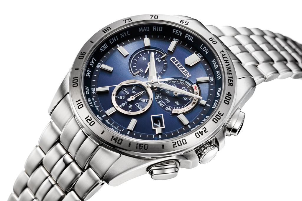 Citizen Collection Watch Citizen Gift Solar Watch [CITIZEN] Eco-Drive Radio-Controlled (Silver/Business/Waterproof/Men's) CB5870-91L Radio-Controlled