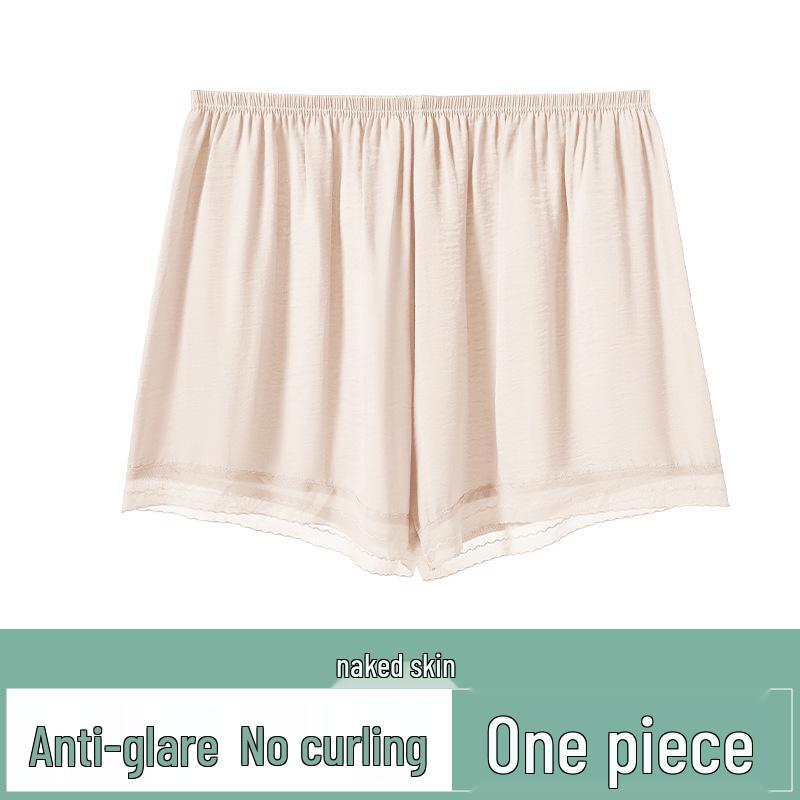 Women's Sheer Ice Silk Safety Shorts, Summer Lightweight No-Roll, Wear Inside or Out