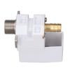 Solenoid Valve DC 12V G1 2 Male Thread Water Inlet Flow Switch Temperature Resistant for Water Dispenser Washing Machine
