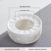 Ceramic Candle Warmer for Tea - Insulating Stove for Boiling and Warming in Home, Restaurant, or Hotel