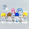 Hatsune Miku Pvc Figurine Collection Set With Assembly For Anime Enthusiasts And Display