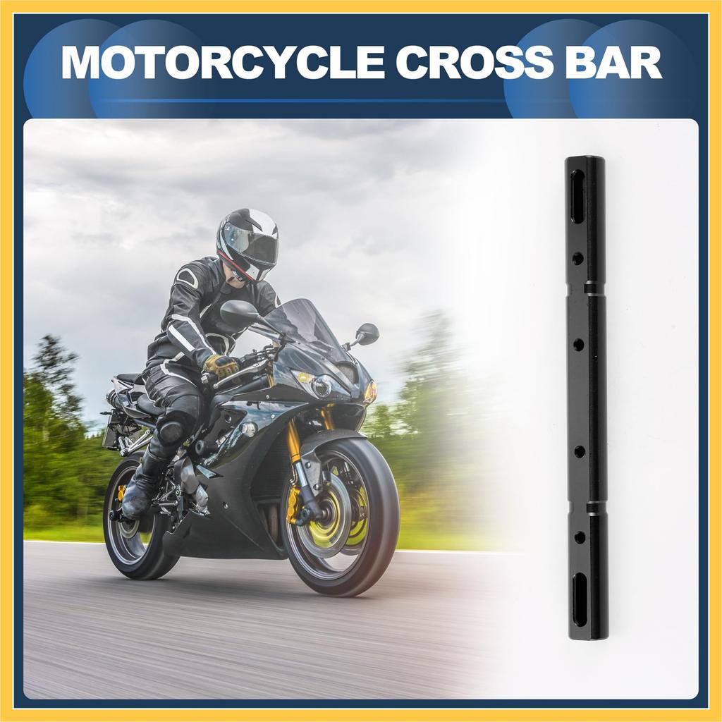 BULLSPANN Handlebar Motorcycle Handlebar Extension with 1 Replacement for Motorcycles Brace, Crossbar, 22.5cm Wrench, Black, Set,