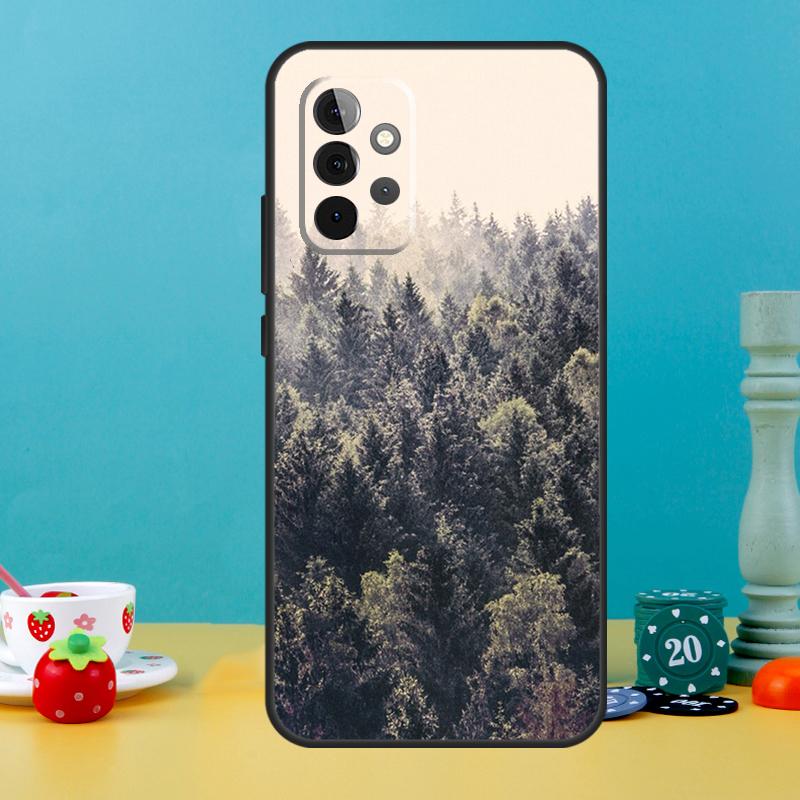 Nature Forest Mountain Case For Samsung Galaxy A15 A16 A05 A26 A36 A56 A52 A53 A33 A13 A34 A54 A14 A35 A55 A22 A32
