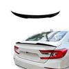 Pour Honda Accord 2018-2022 Spoiler Arrière de Coffre Style Lame Noir Brillant Lèvre d'Aile