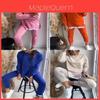 Ensemble Hoodie à Manches Bouffantes et Jogging pour Fille Style Streetwear avec Design Color-Block pour un Look Décontracté d'Automne