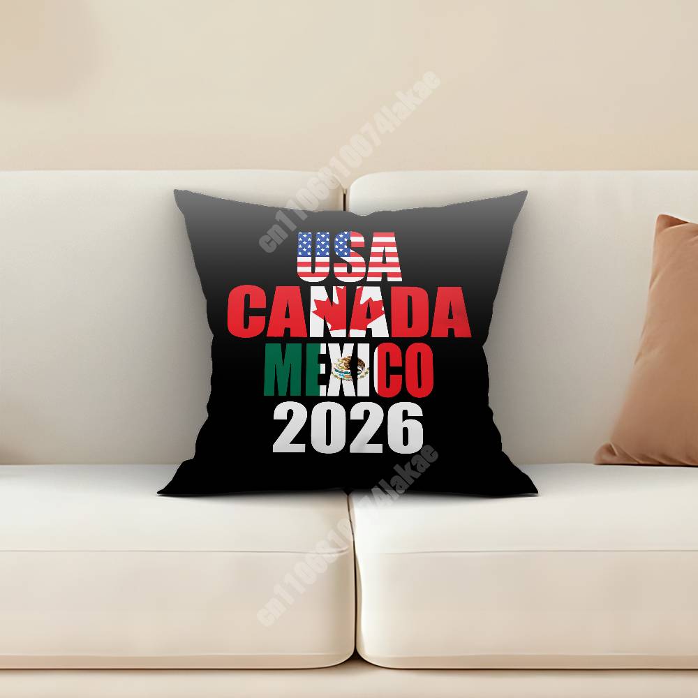 Brazil Football Brasil Soccer Sofa Couch Pillow Cover Cushion Case Home Bedroom Decoration