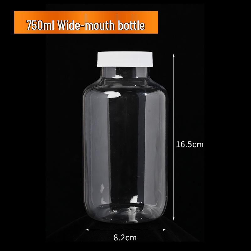 Food Grade PET Polyester Bottle with Tear-off Cap, 100ml/500ml