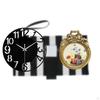 Antique Ornate European Decorative Silent Easy to Read Wall Clock for Hotel Office Home Bathroom