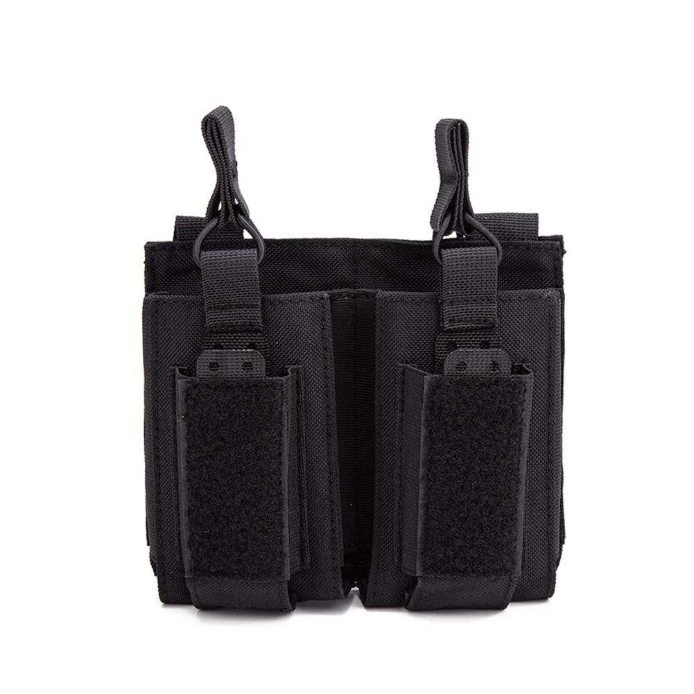 1Pc M4 M14 M16 AK AR Magazine Pouch Tactical Molle Triple Magazine Pouch Double-Layer Mag Pouches Universal Cartridge Holder