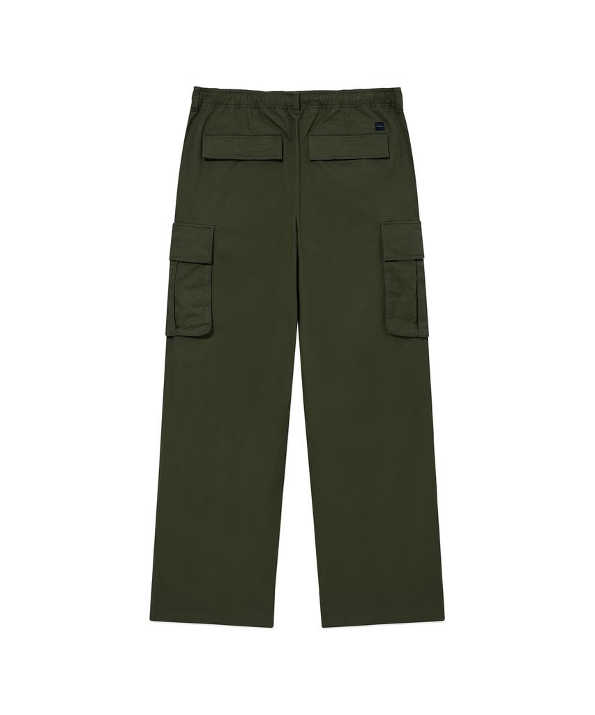 COVERNAT Cotton Cargo 1-Tuck Pants Khaki