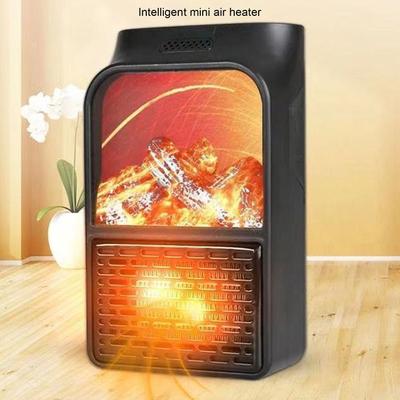 Mini topidlo s plamenem 1000W PTC Keramické Rychlé topení Tiché Přenosné Krbové topidlo s ohnivzdorným matným krytem pro domácnost