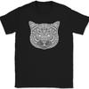Padrão de Camiseta Mandala de Gato Gatinho Felino Animal Engraçado Humor Presente Camiseta