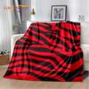 3D Colorful Zebra Pattern Soft Plush Blanket,Flannel Blanket Throw Blanket for Living Room Bedroom Bed Sofa Picnic Office Cover