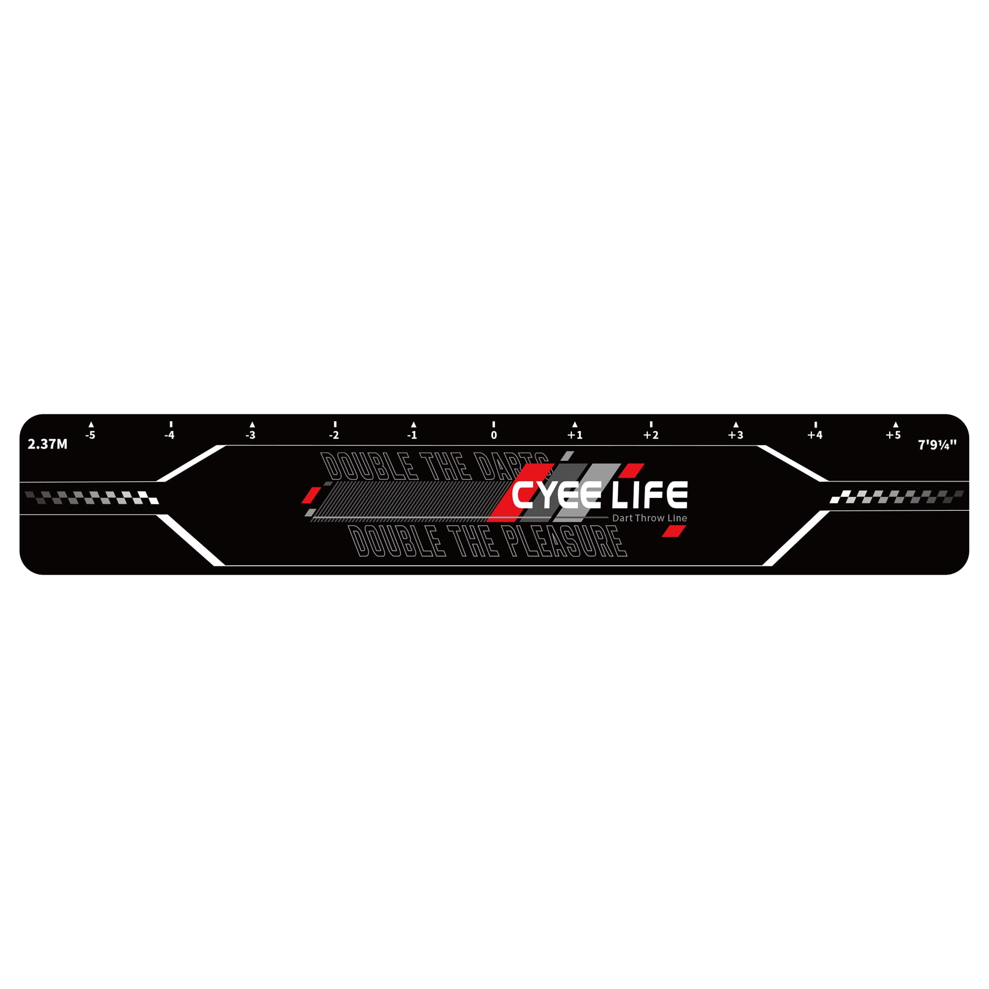 

CyeeLife dart line, dart throwing mark, dart throwing line dart accessories, suitable for steel darts and soft darts чёрный