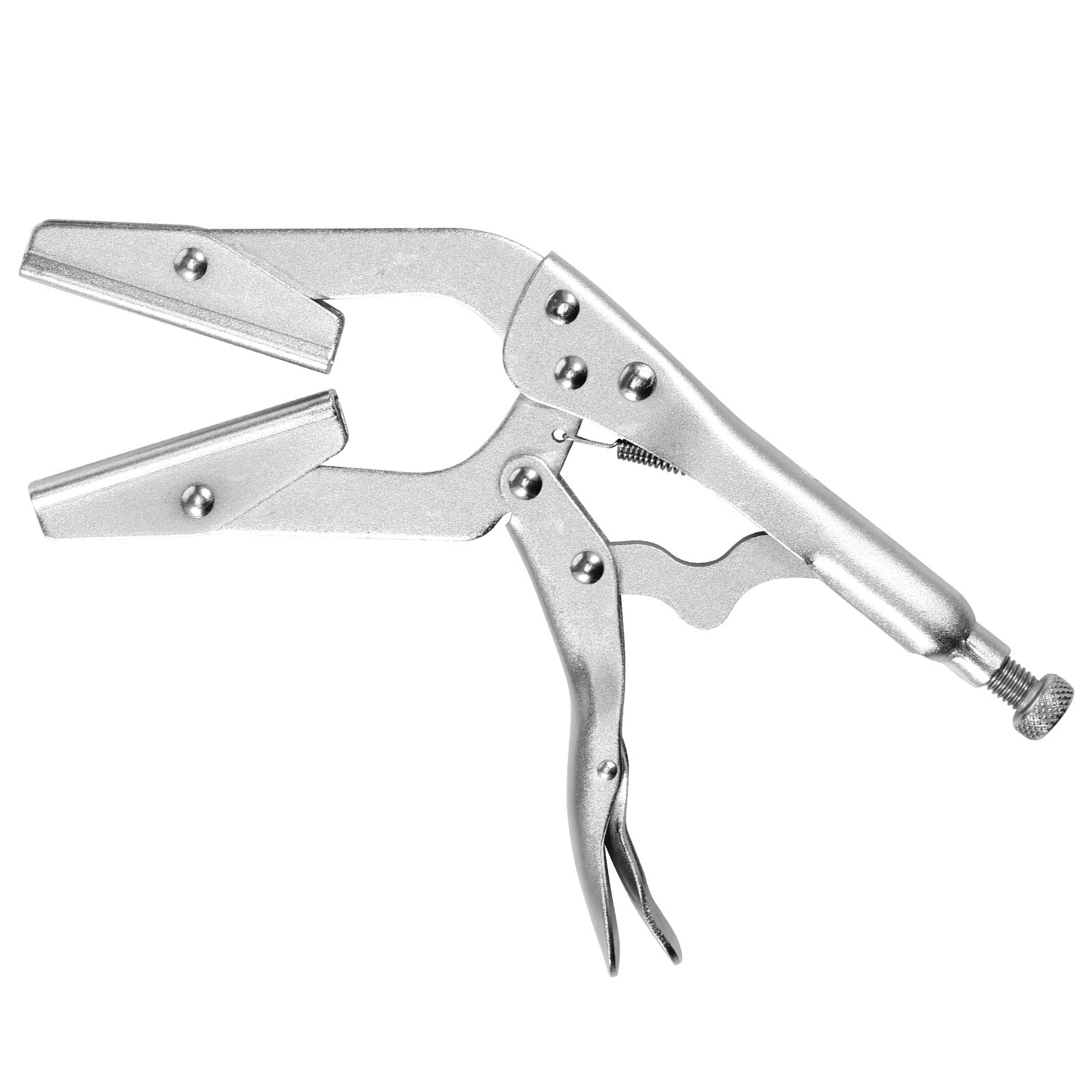Pinch Off Locking Pliers 10 inch Carbon Steel Radiator Hose Clamp Locking Pliers Portable Heater Hoses Pliers 2-1/4inch Opening