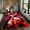 Bold Red Vibes and Striking Character Design Suitable for Use As an Anti-slip Game Mat for Living Room and Bedroom Sofas