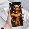 Tung Tung Tung Sahur Pattern For Samsung Galaxy S26 S25 S24 S23 S22 S21 S20 Ultra Plus FE 5G Black Soft TPU Phone Case