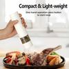 Salt Pepper Grinder USB Rechargeable Electric Adjustable Coarseness Auto Spice Grinders Ground Pepper Powder Peppercorn Sea Salt