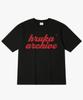 Hilukaakaibeu Overlap Red Logo Short Sleeve T-Shirt
