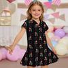 Kids'  Dress - Short Sleeve Pocket Color Frock Kids' Collared Dress - Short Sleeve Pocket Frock