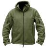 Men's Warm Tactical Fleece Hoodie Jacket Military Polar Thermal Outerwear for Hiking Outdoor
