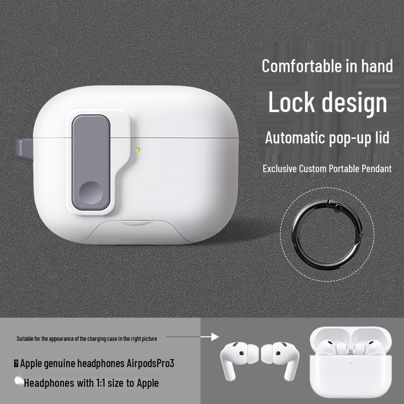 AirPods Pro 3 Protective Case: 2nd & 3rd Gen Bluetooth Earphone Business Flip Cover.