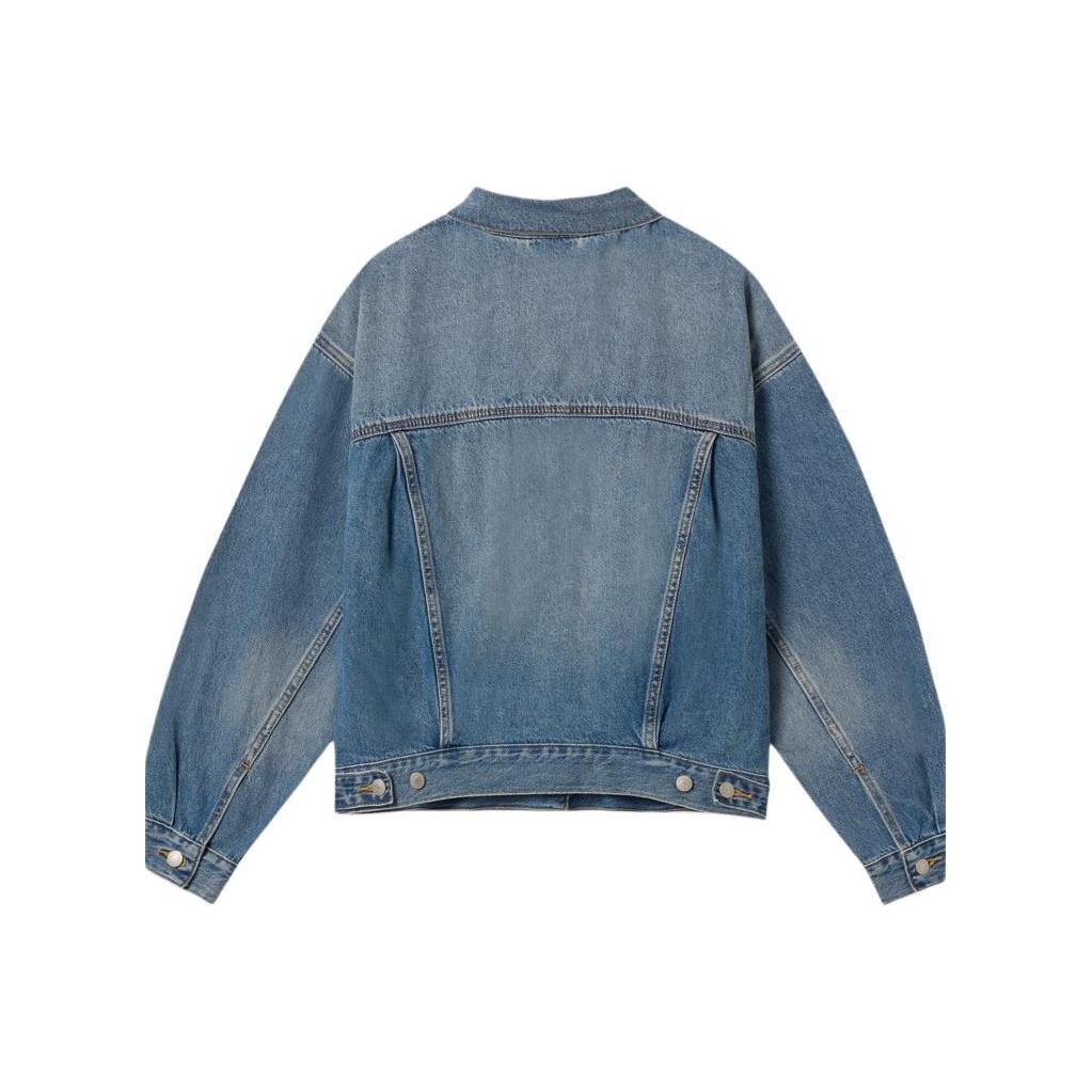 Levis Casual Comfortable Simple Versatile Single-Breasted Long Sleeve Denim Jacket Women jackets 0052P-0000