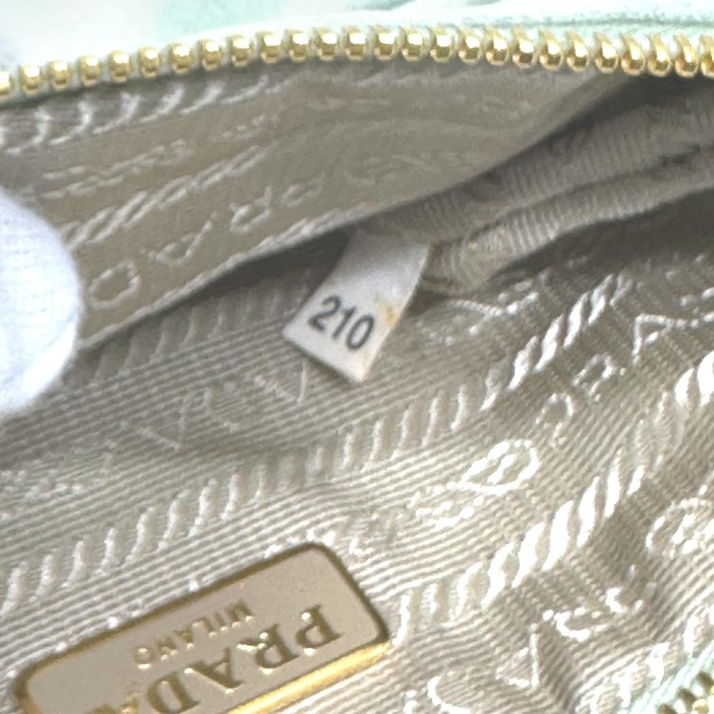 PRADA 1M1214 Logo ribbon Clutch Bag Makeup Pouch Multi-Pouch Cosmetics Pouch