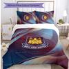 Set Lenzuola Stampato West Ham United Football 3 Pezzi, Comodo Set Copripiumino per Camera da Letto Amico della Pelle