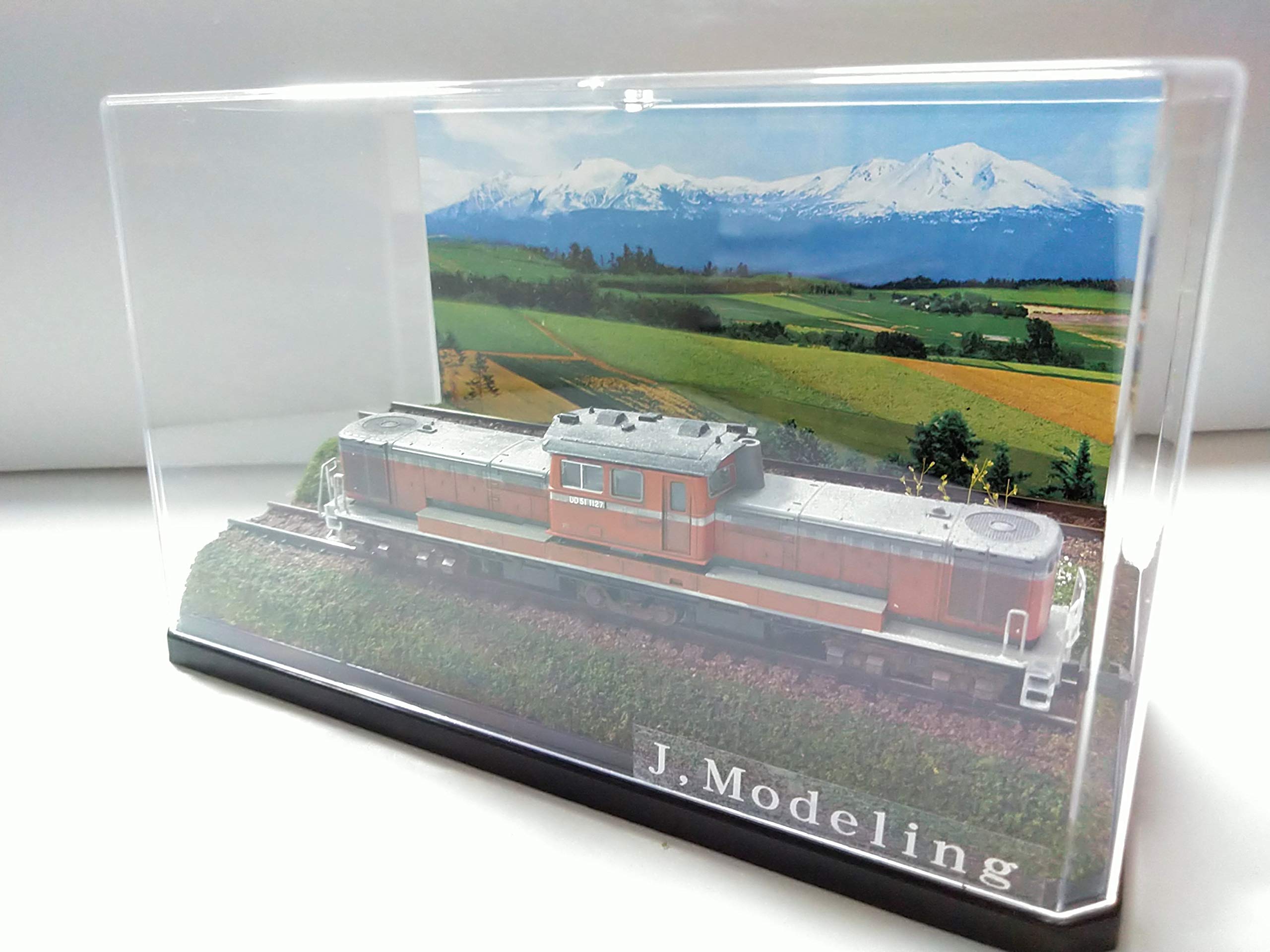 

[Heavy Snow] (Northern Spring) N gauge diorama case