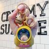 Cartoon Capibala Pendant Decoration Luminous Capybara Keychain Capybara Keyring  for Friend