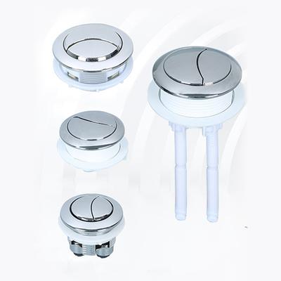 38/48/58MM Botón Doble Pulsador Universal Tapa de Cisterna de Inodoro Asiento de Inodoro Botón Doble Barra Accesorios de Interruptor de Baño para Inodoro